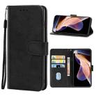 Leather Phone Case For Xiaomi Redmi Note 11 Pro / Note 11 Pro+ 5G(Black) - 1