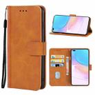 Leather Phone Case For Honor 50 Lite / Huawei nova 8i(Brown) - 1