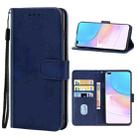 Leather Phone Case For Honor 50 Lite / Huawei nova 8i(Blue) - 1