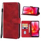 Leather Phone Case For Motorola Moto G Power 2022(Red) - 1