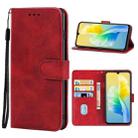 Leather Phone Case For vivo S10e / V23e(Red) - 1
