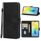 Leather Phone Case For vivo S10e / V23e(Black) - 1