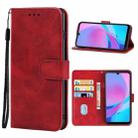 Leather Phone Case For Blackview OSCAL C20 / C20 Pro(Red) - 1