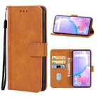 Leather Phone Case For UMIDIGI A11 Pro Max(Brown) - 1