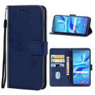 Leather Phone Case For TCL Bremen 5G / 20AX 5G / 20R 5G(Blue) - 1