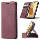 For Google Pixel 6 Pro CaseMe 013 Multifunctional Horizontal Flip Leather Phone Case with Card Slot & Holder & Wallet(Wine Red) - 1