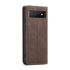 For Google Pixel 6 CaseMe 013 Multifunctional Horizontal Flip Leather Phone Case with Card Slot & Holder & Wallet(Coffee) - 3
