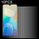 10 PCS 0.26mm 9H 2.5D Tempered Glass Film For vivo Y76s - 1