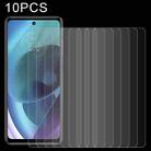 10 PCS 0.26mm 9H 2.5D Tempered Glass Film For Motorola Moto G51 5G / G200 5G / G60 - 1