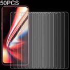 50 PCS 0.26mm 9H 2.5D Tempered Glass Film For OPPO Realme 5s / 5 - 1