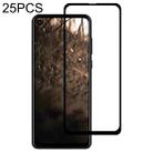 25 PCS Full Glue Cover Screen Protector Tempered Glass Film For Motorola P40 - 1