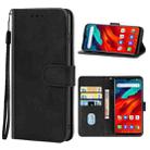 Leather Phone Case For Blackview A80 / A80S(Black) - 1