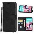 Leather Phone Case For Blackview A80 Pro / A80 Plus(Black) - 1