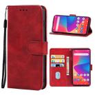Leather Phone Case For BLU G91(Red) - 1