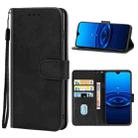 Leather Phone Case For Cubot R15(Black) - 1