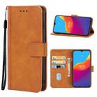 Leather Phone Case For Ulefone Note 10(Brown) - 1