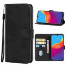 Leather Phone Case For Ulefone Note 10(Black) - 1