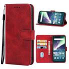 Leather Phone Case For UMIDIGI Bison GT(Red) - 1