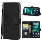 Leather Phone Case For UMIDIGI Bison / Bison 2021(Black) - 1