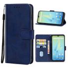 Leather Phone Case For Wiko Power U10 / U20(Blue) - 1