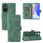 For Huawei nova 9 Skin Feel Magnetic Buckle Calf Texture PU Phone Case(Green) - 1