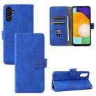 For Samsung Galaxy A13 5G Skin Feel Magnetic Buckle Calf Texture PU Phone Case(Blue) - 1