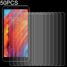 50 PCS 0.26mm 9H 2.5D Tempered Glass Film For LG Aristo 4+ - 1