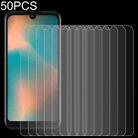 50 PCS 0.26mm 9H 2.5D Tempered Glass Film For Motorola Moto P40 Play - 1