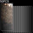 50 PCS 0.26mm 9H 2.5D Tempered Glass Film For Motorola P40 - 1