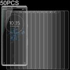 50 PCS 0.26mm 9H 2.5D Tempered Glass Film For Sony Xperia XA4 - 1
