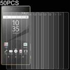 50 PCS 0.26mm 9H 2.5D Tempered Glass Film For Sony Xperia XZ5 - 1