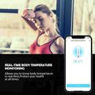 ASDIBUY HT01 TWS Heart Rate & Body Temperature Monitoring Digital Display Bluetooth Earphone(White) - 6