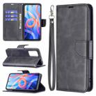 For Xiaomi Redmi Note 11 5G/Note 11T 5G/Poco M4 Pro 5G Retro Lambskin Texture Pure Color Horizontal Flip Leather Phone Case with Holder & Card Slots & Wallet & Lanyard(Black) - 1