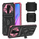 For Xiaomi Redmi 9 Armor Wristband Phone Case(Pink) - 1