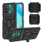 For Xiaomi Redmi 10 Armor Wristband Phone Case(Dark Green) - 1