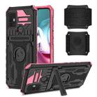 For Motorola Moto G30 Armor Wristband Phone Case(Pink) - 1