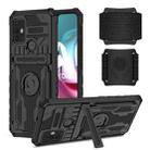For Motorola Moto G30 Armor Wristband Phone Case(Black) - 1
