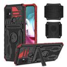 For Motorola Moto G30 Armor Wristband Phone Case(Red) - 1