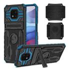 For Motorola Moto G Power 2021 Armor Wristband Phone Case(Blue) - 1