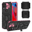 For Motorola Moto G Stylus 5G Armor Wristband Phone Case(Pink) - 1