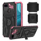 For OPPO A7 / A5s Armor Wristband Phone Case(Pink) - 1