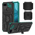 For OPPO A7 / A5s Armor Wristband Phone Case(Dark Green) - 1
