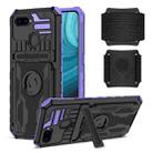 For OPPO A7 / A5s Armor Wristband Phone Case(Purple) - 1