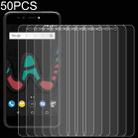 50 PCS 0.26mm 9H 2.5D Tempered Glass Film For Wiko Upulse lite - 1