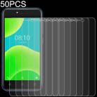 50 PCS 0.26mm 9H 2.5D Tempered Glass Film For Wiko Y50 / Sunny4 - 1