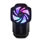 MeMo FL05 Fan Mobile Phone Radiator with Colorful Lights(Black) - 1