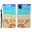 For Samsung Galaxy A22 5G 3D Colored Drawing Horizontal Flip Leather Phone Case with Holder & Card Slots & Wallet(Pentagram) - 1