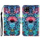 For Samsung Galaxy A42 5G 3D Colored Drawing Horizontal Flip Leather Phone Case with Holder & Card Slots & Wallet(Mandala) - 1