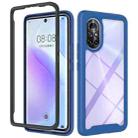 For Huawei nova 8 Starry Sky Solid Color Series Shockproof PC + TPU Phone Case(Royal Blue) - 1