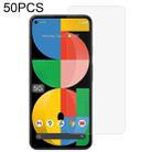 50 PCS 0.26mm 9H 2.5D Tempered Glass Film For Google Pixel 5a - 1